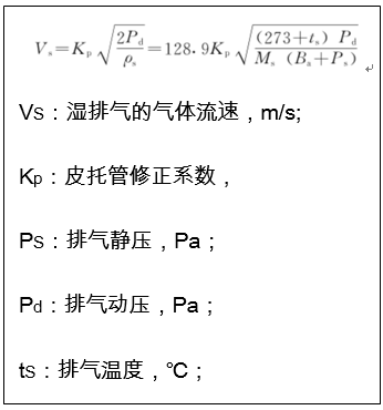 排气流速 排气流速